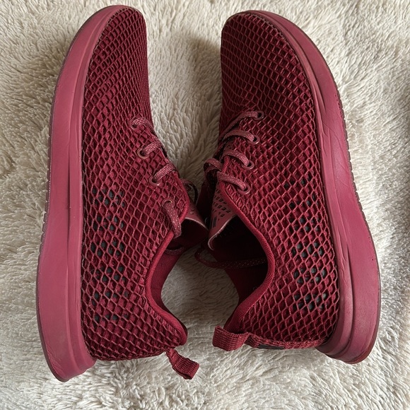 NoBull Crimson Red Mesh Runners men’s size 10 woman’s size 11.5 - Picture 4 of 8